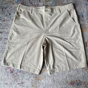 Under Armour Tan Flat Front Shorts